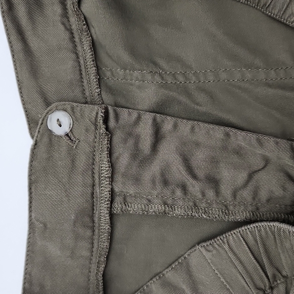 ⭐️3/ $30⭐️ Jones New York Army Green Soft Cotton Lightweight Cargo Pants Sz 8 - Picture 6 of 15